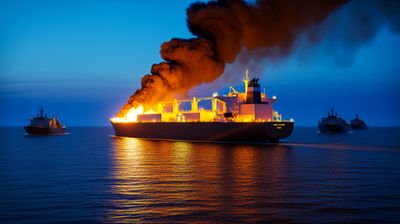Ohjus osui qatarilaiseen LNG-alukseen Hormuzinsalmessa – öljy kallistui viikon korkeimmilleen